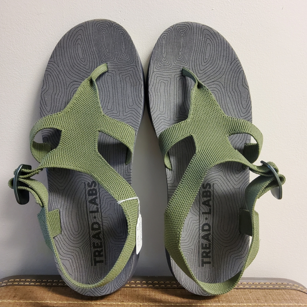 Tread Labs Athletic Green Albion Sandals Mens 12